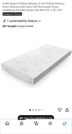 Folding Queen Mattress