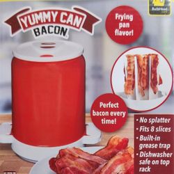 Yummy Can Bacon Microwavable Tastes Great