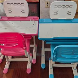 Heavy Duty Height Adjustable Child Desk And Chair