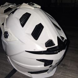 LS2 White Motocross Full Face Helmet Large59-60cm