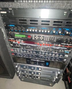 Make an offer! Professional Audio Processing Rack – Complete Live Sound Rack – Tested & Working
