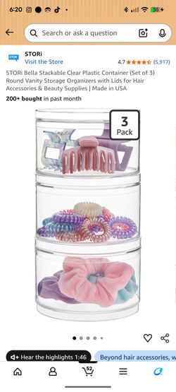 new in box set of stacking organizers