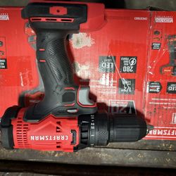 CRAFTSMAN V20 RP 1/2-in 20-volt Max Variable Brushless Cordless Hammer Drill (Bare Tool)