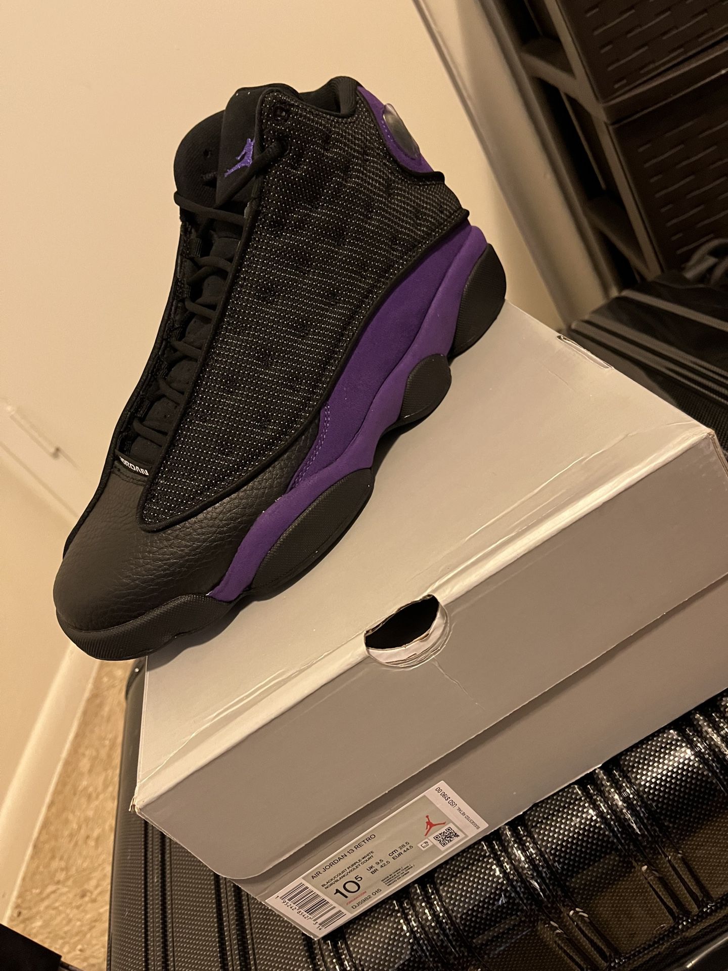 Black and Purple 13s