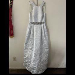 Gray With Design CACHET Dress