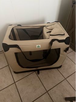 Soft dog kennel