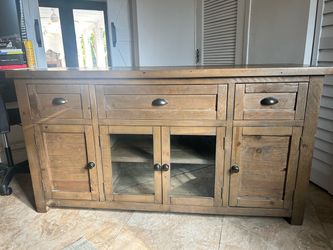 Wood TV Console