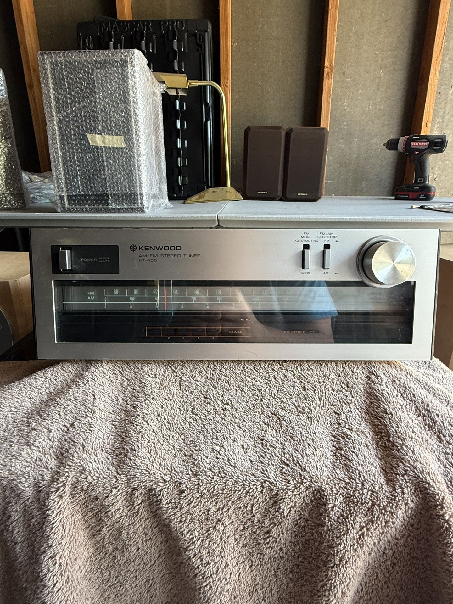 Vintage Kenwood KT-400 AM/FM Stereo Tuner