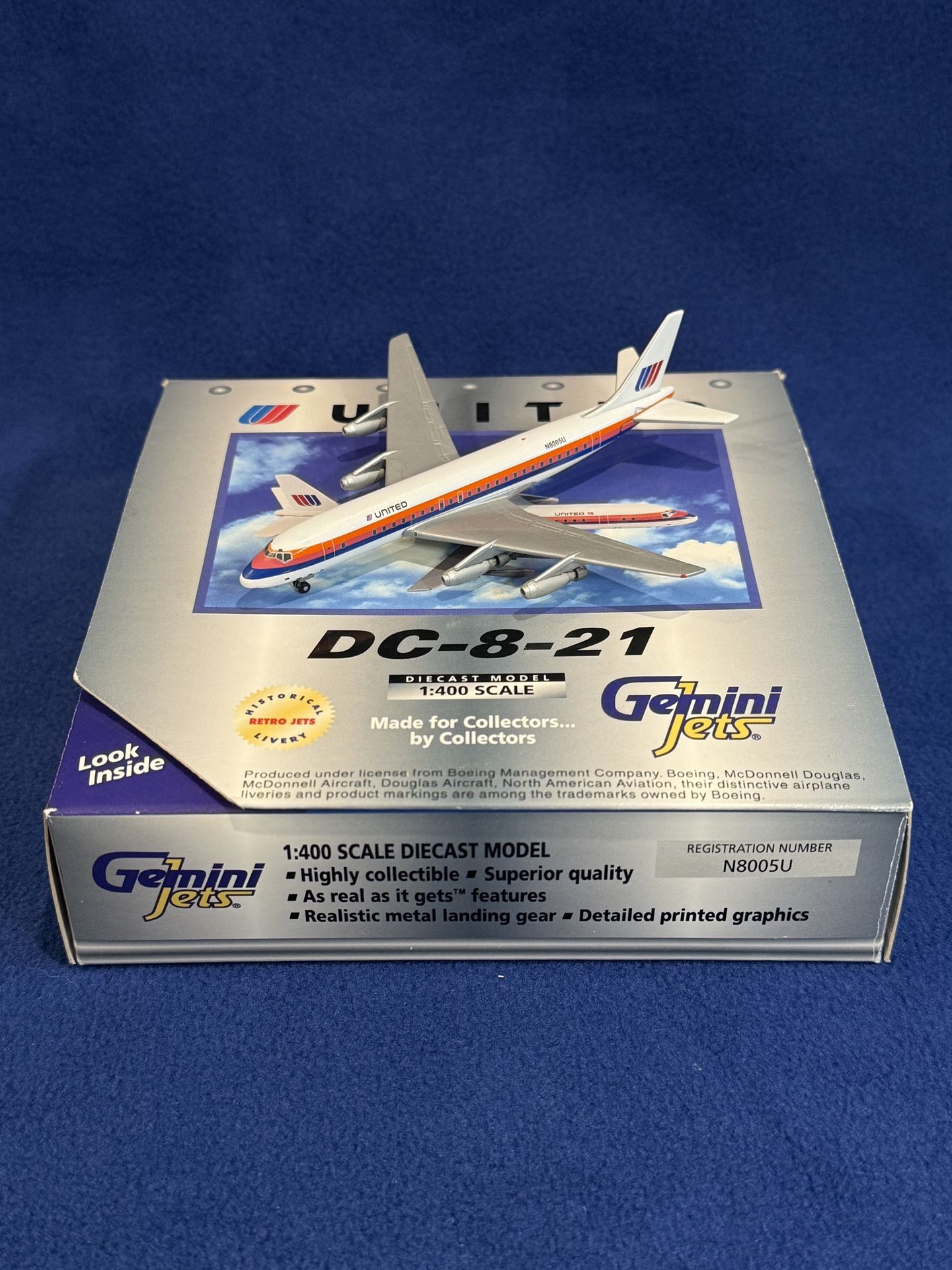 Gemini Jets Die-cast Aircraft, McDonnell Douglas DC-8-21