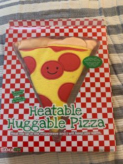 Microwaveable Heating Pad in shape of a Pizza