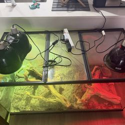 120 Gallon Tank With 2 Screen Lids