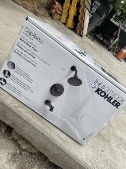 Kohler Capilano Shower System Matte Black (Brand New)