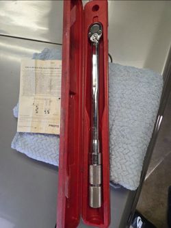 Proto 6016 Torque Wrench 1/2” Drive 30-150 Ft Lb In Hard Case