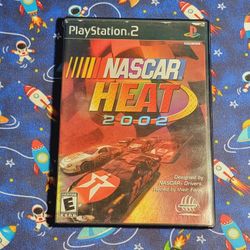 Nascar Heat 2002 Sony Playstation 2 PS2 CIB Complete Game Disc Case Artwork Manual Included
