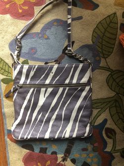 Kate Spade Crossbody Zebra Look Pattern