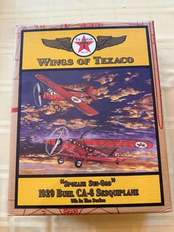 Wings of Texaco 1929 Buhl CA-6 Sesquiplane Die-Cast