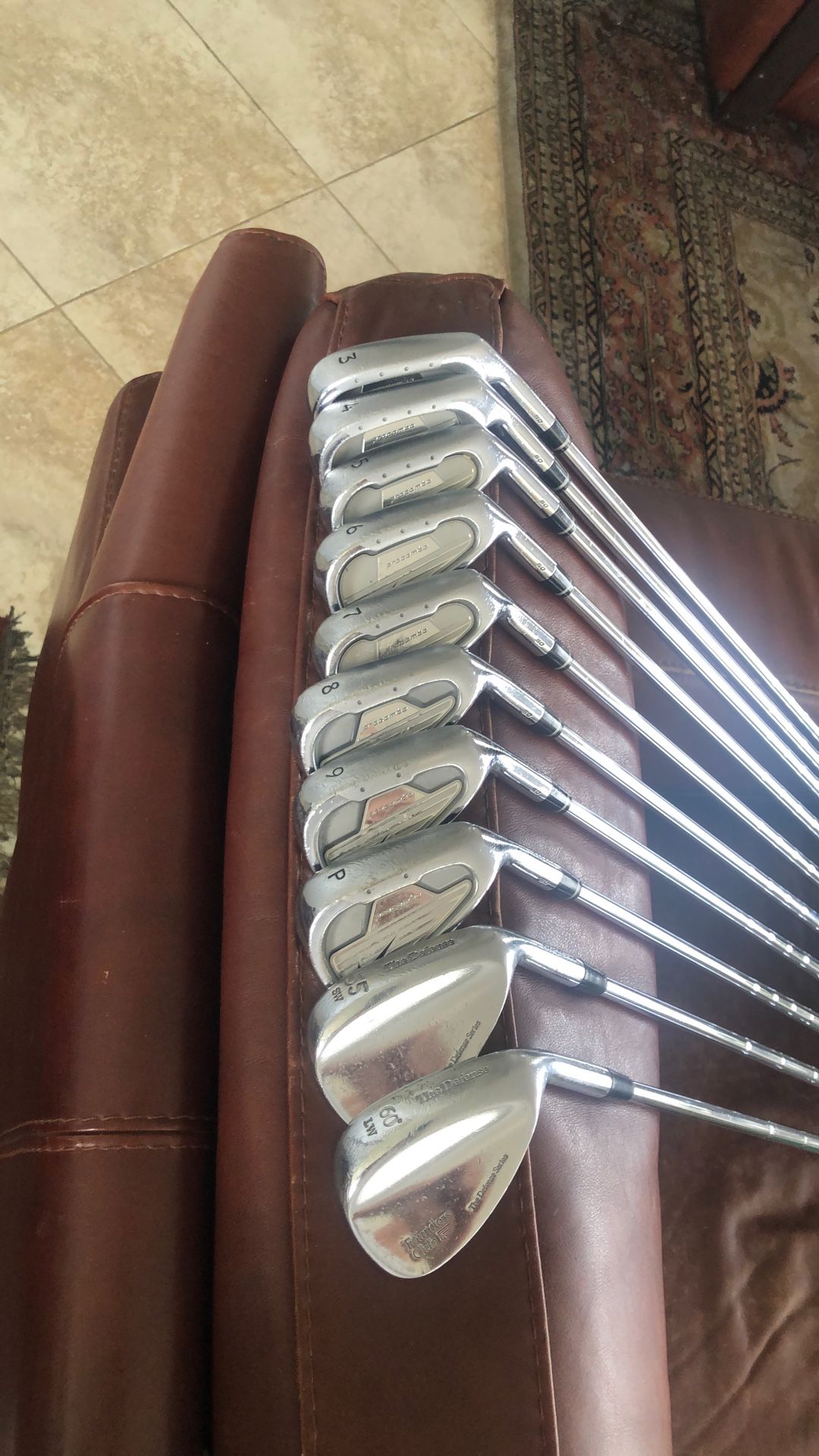 Nike Pro Combo Irons 3-PW RH Regular Shafts Also Founders Clubs 56,60 Wedges Grips Good