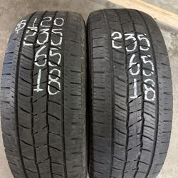 235/65 18 Pair Of Tires Brand Deantires 