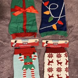 Holiday Pet Sweaters 