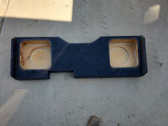 2 12" Square Speaker Box