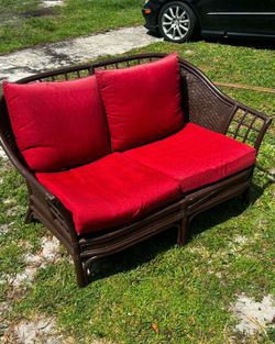 Patio Loveseat With Cushions