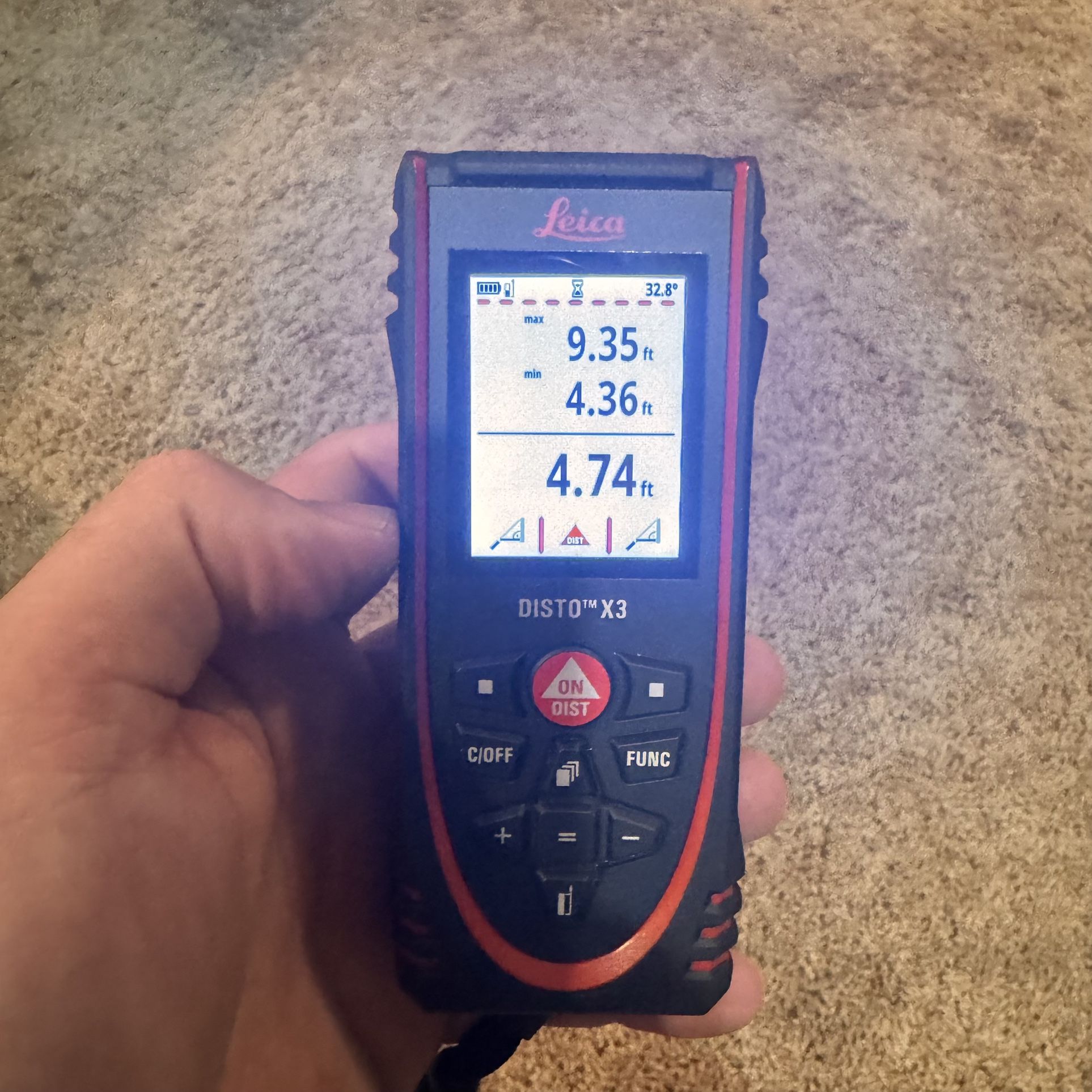 Leica Disto x3-1 Laser Distance Meter