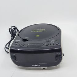 Vintage Sony Dream Machine AM FM Clock Radio CD Player ICF-CD814. 
Pre-owned, in great working and cosmetic shape. Tested, works perfect.
Functionalit