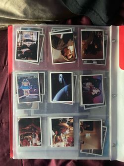 Red Binder Album with Movie Photo Cards