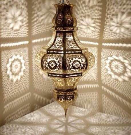 Pendant Light Fixture Hanging Light Chandelier Handmade Metal Moroccan Lighting