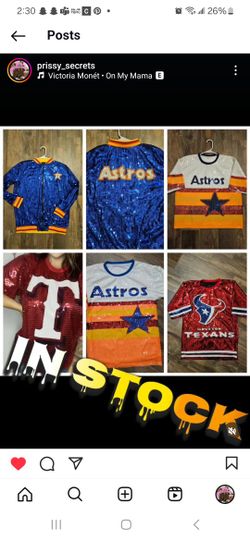 Astros, Texans, Ranger Bling Shirt, Jacket Dress