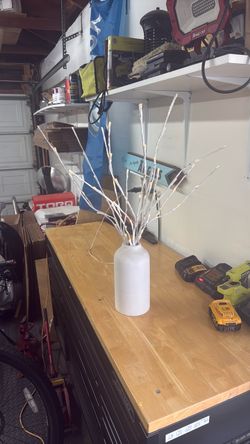 LED Lighted Branch Vase Decoration