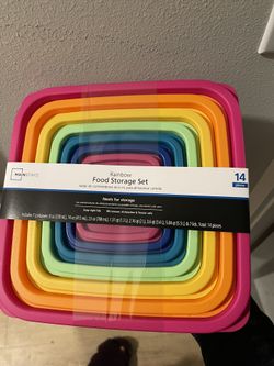 Rainbow Food Storage Set