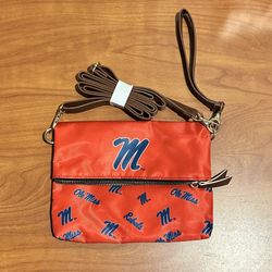 Ole Miss Foldover Tote Bag