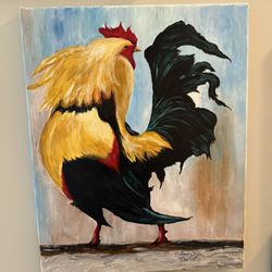 Rooster Painting 