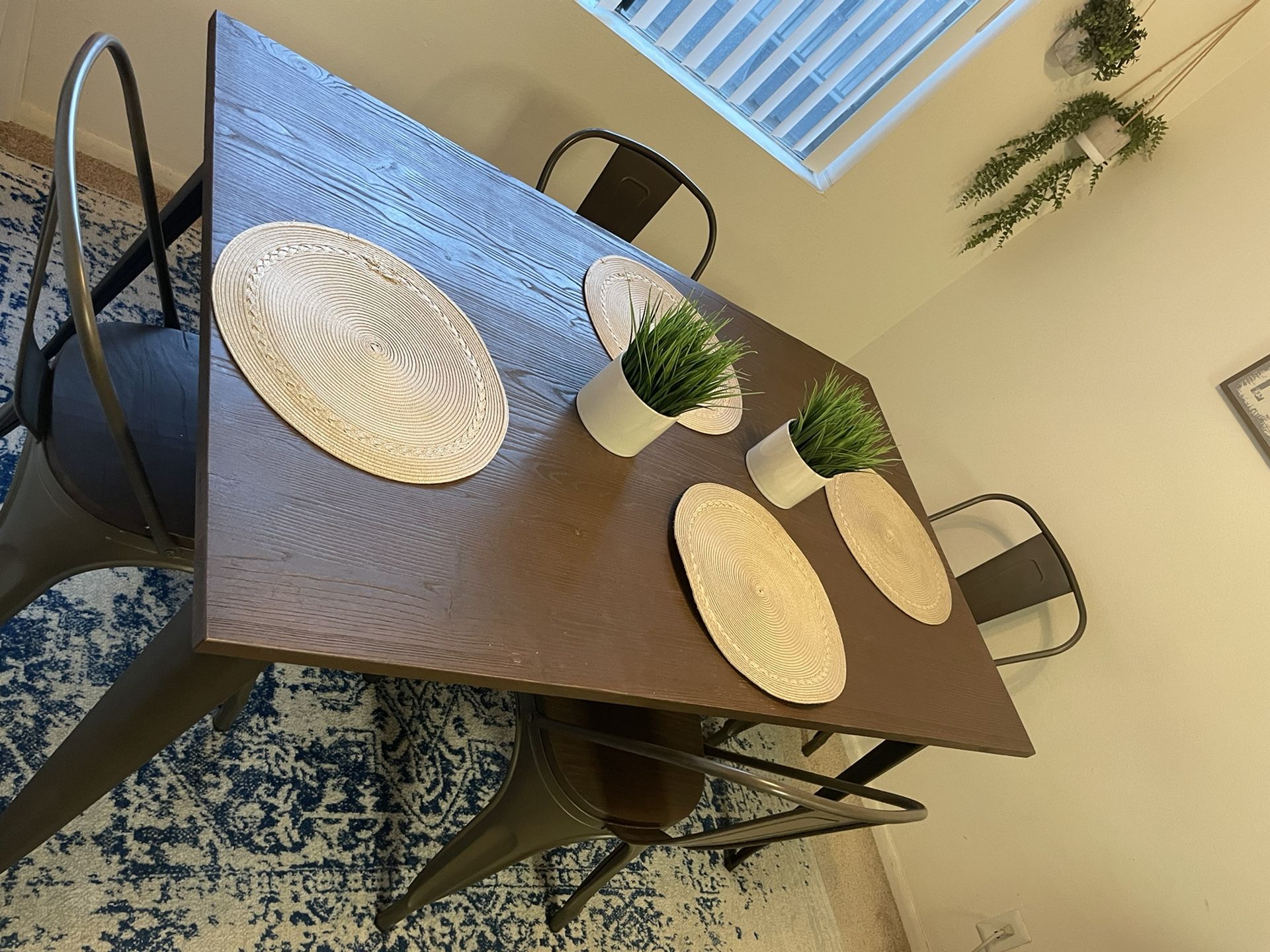 Rustic Modern Dining Table 