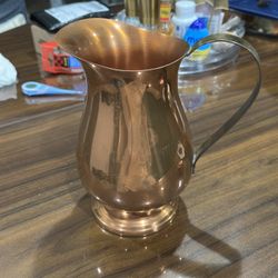 Large Vintage Coppercraft Guild Pitcher 