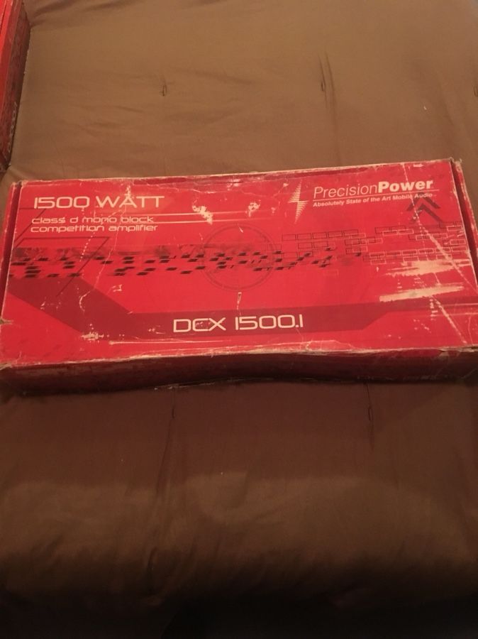 Precision Power DCX 1500.1 amplifier obo.