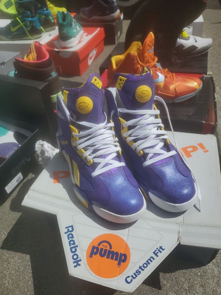 Mens Reebok Pump It Ups Shaq Attaq Size 12