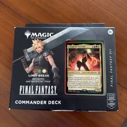 Magic Final Fantasy Commander Deck Limit Break Cloud