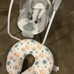 Baby Swing And Nursury Pillow