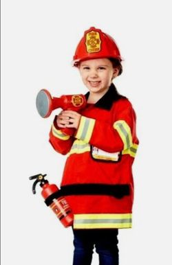 Kids Firefighter Costume Set 3 to 6yrs