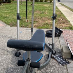 Bench and Rack With Pull-down )120 OBO 