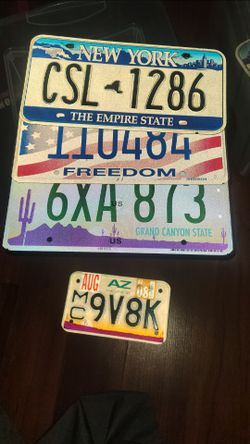 Old License Plates