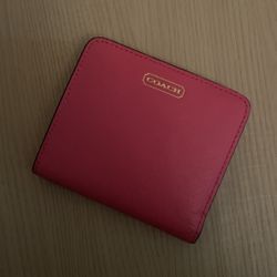 Red Coach Wallet