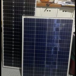 2 100W Solar Panels CLEAN