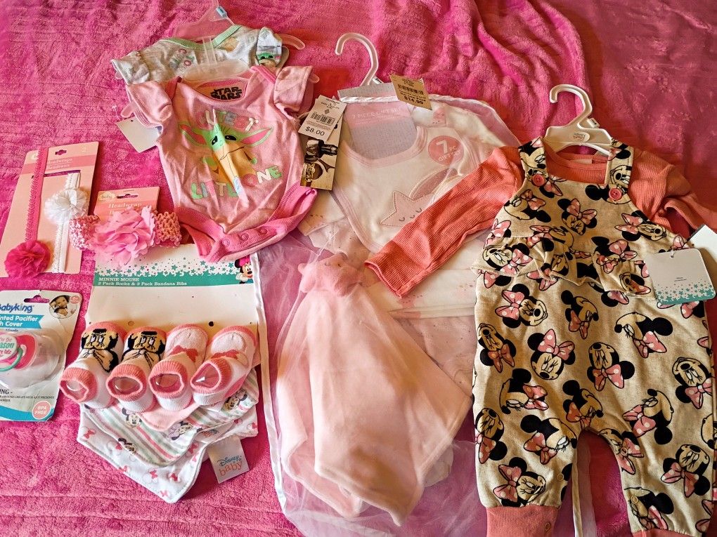 0 To 3 Months Baby Brand New Clothes Selling All Together