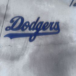 dodger wall wood sign 