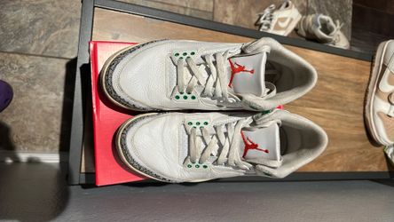 Jordan’s 3’s White & Green
