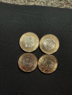 Set of 4 world cup coins