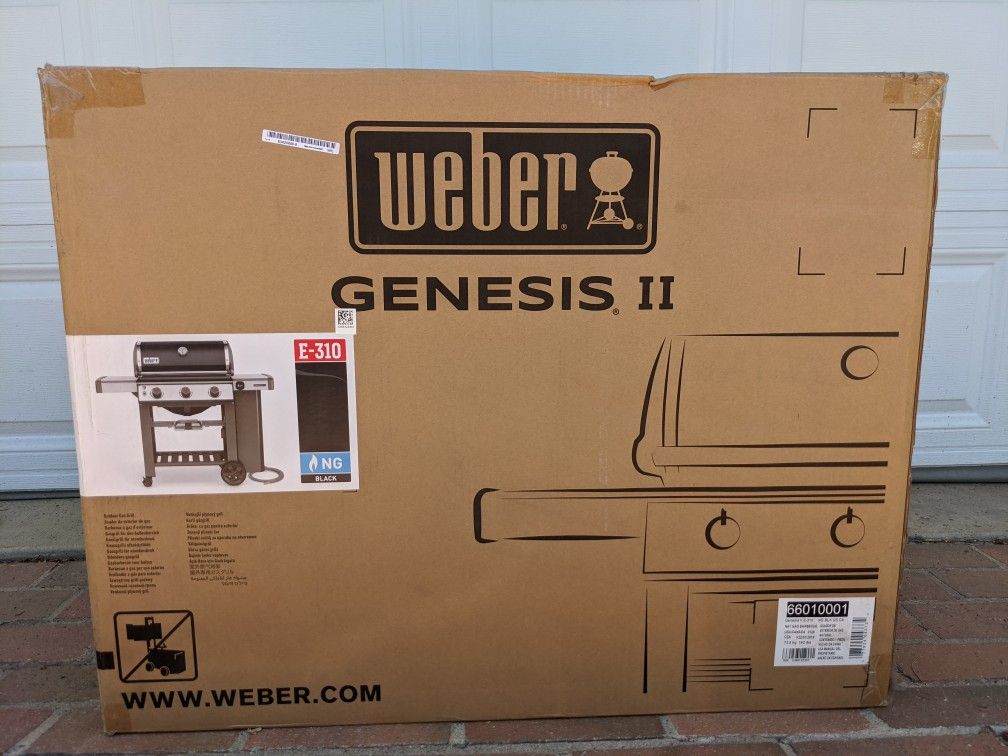 Weber Genesis II E-310 natural gas BBQ grill, NOT PROPANE